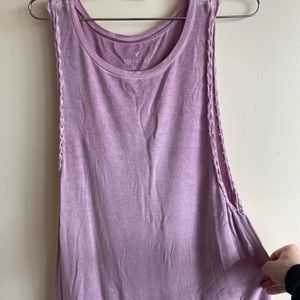 American Eagle Purple Muscle Tank Size Medium